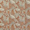 orange botanical cotton fabric from iLiv