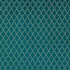 blue botanical velvet-chenille fabric from iLiv