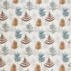 multicolour botanical embroideried fabric from iLiv