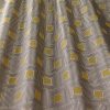 black-grey geometric jacquard fabric from iLiv