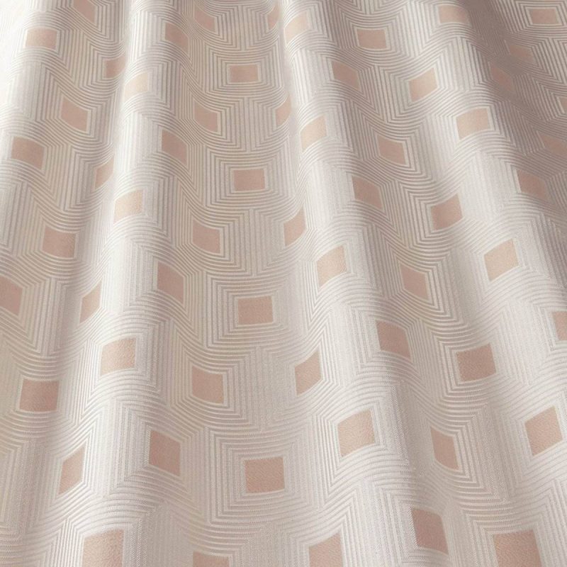 Moda Fabric - Pearl by pink geometric jacquard fabric from iLiv
