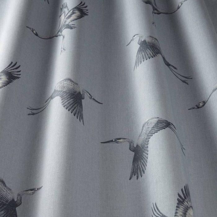 Cranes Fabric - Delft swatch