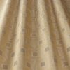 yellow geometric jacquard fabric from iLiv