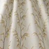 yellow botanical embroideried fabric from iLiv