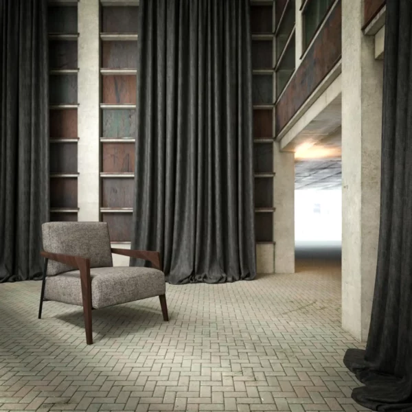 Andromeda Fabric - Pewter by Andromeda Fabric - Pewter from