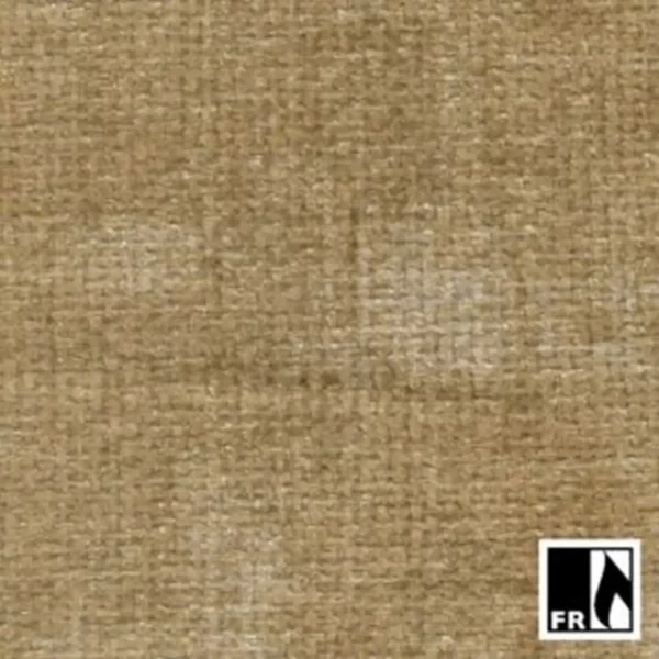 Kuno Fabric - Brass by yellow plain woven fabric from Wemyss