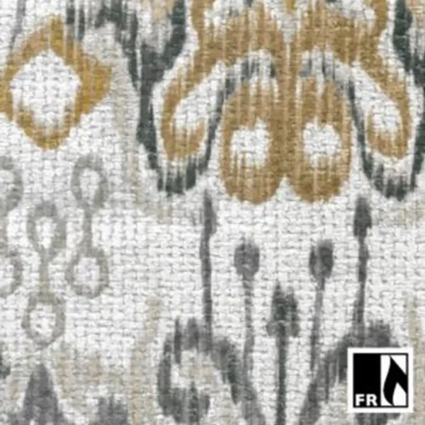 Shoyi Fabric - Sienna by yellow misc woven fabric from Wemyss