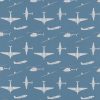 blue children's cotton fabric from Harlequin