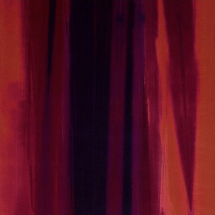 Amazilia Velvet Fabric - Papaya / Loganberry / Raspberry swatch
