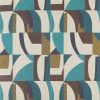 blue geometric woven fabric from Harlequin