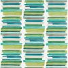 green striped cotton fabric from Harlequin