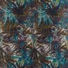 blue botanical woven fabric from Harlequin