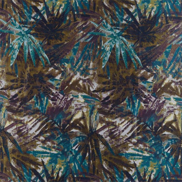 Celadon Fabric - Marine / Plum / Zest swatch