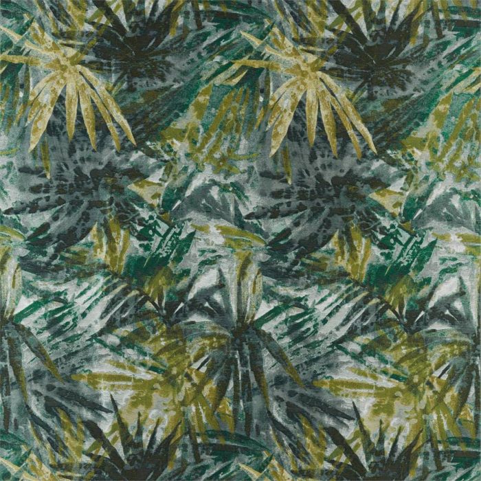 Celadon Fabric - Emerald / Litchen swatch