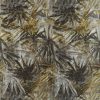 black-grey botanical woven fabric from Harlequin