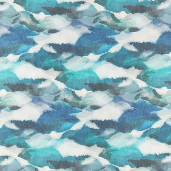Minako Voile Fabric - Marine / Ink swatch