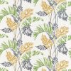 multicolour botanical printed fabric from Harlequin