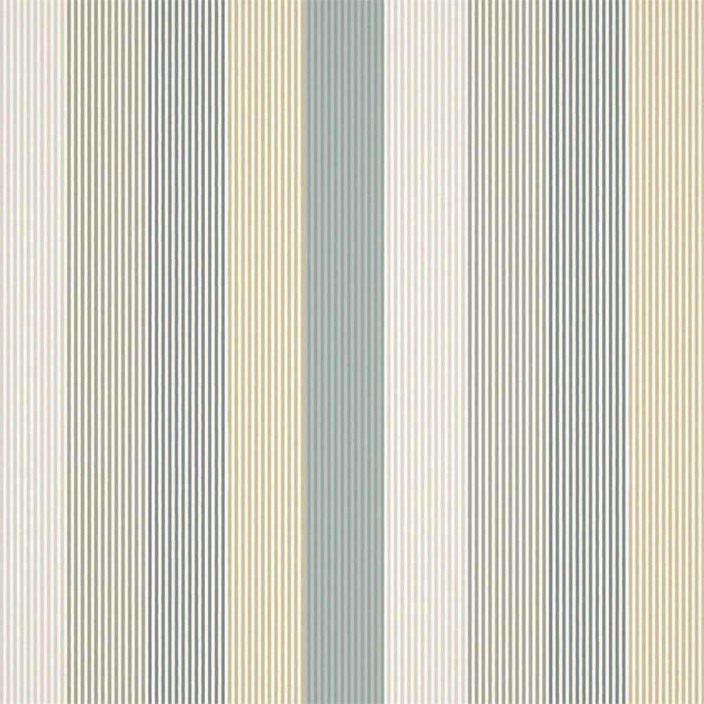 Funfair Stripe Fabric - Calico / Cloud / Pebble / Duckegg by Funfair Stripe Fabric - Calico / Cloud / Pebble / Duckegg from
