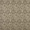 black-grey botanical jacquard fabric from Fryetts