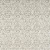 black-grey botanical jacquard fabric from Fryetts