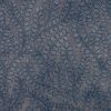 blue botanical jacquard fabric from Fryetts