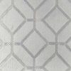 black-grey geometric jacquard fabric from Ashley Wilde