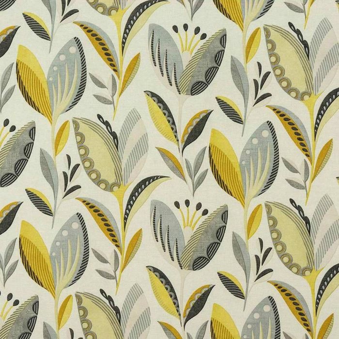 Leon Fabric - Ochre swatch