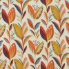 multicolour botanical cotton fabric from Fryetts