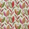 multicolour botanical cotton fabric from Fryetts