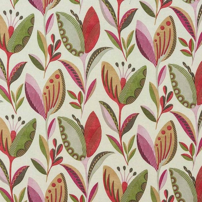 Leon Fabric - Pomegranate swatch