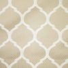white geometric jacquard fabric from Ashley Wilde
