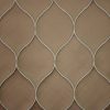 brown geometric jacquard fabric from Ashley Wilde