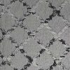 black-grey geometric jacquard fabric from Ashley Wilde