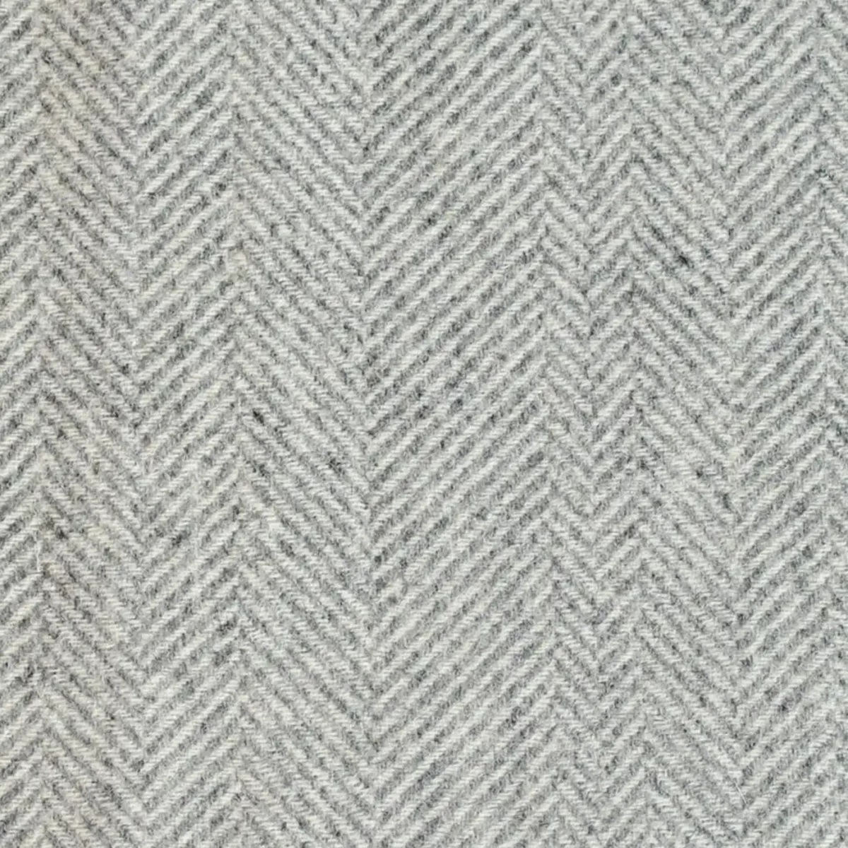 Glen Clova Fabric - Grey by black-grey contemporary woolen fabric from Abraham Moon & Sons