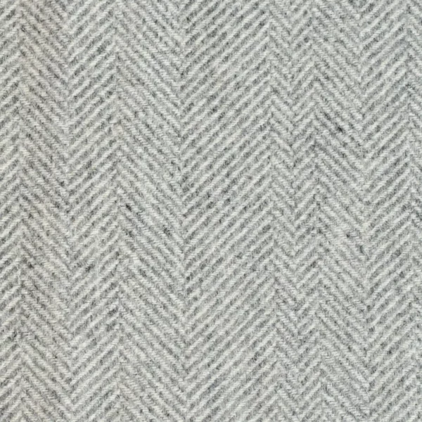 Glen Clova Fabric - Grey by black-grey contemporary woolen fabric from Abraham Moon & Sons