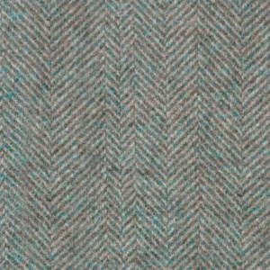 blue contemporary woolen fabric from Abraham Moon & Sons