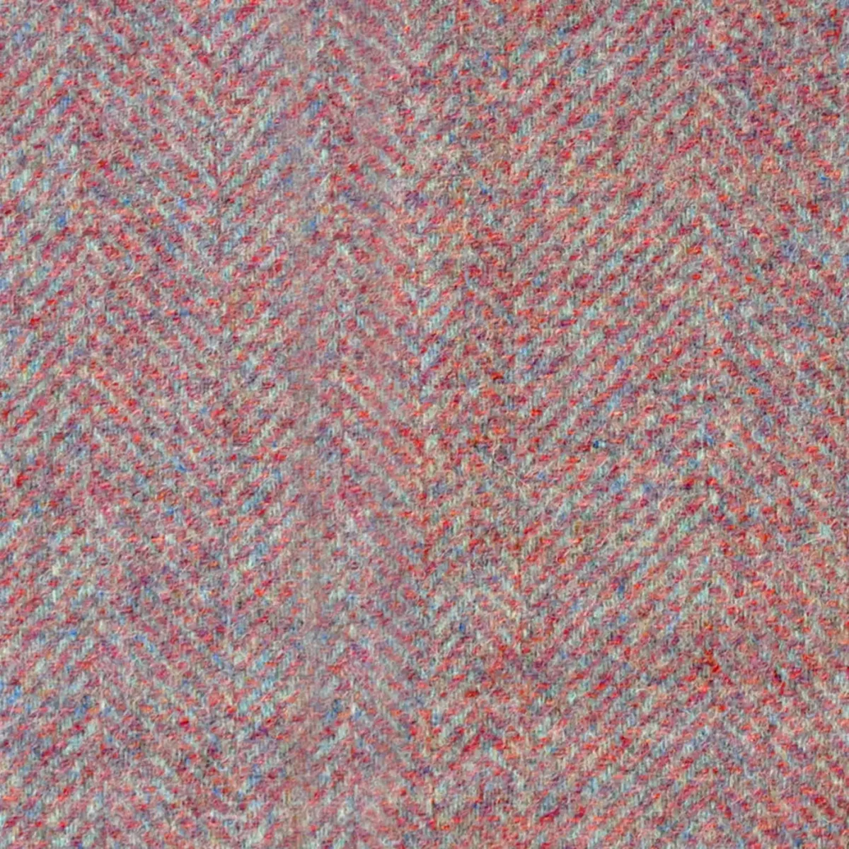Glen Clova Fabric - Pink by pink contemporary woolen fabric from Abraham Moon & Sons