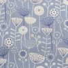 blue botanical printed fabric from Fryetts