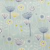blue botanical printed fabric from Fryetts