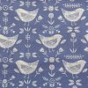 blue animal cotton fabric from Fryetts