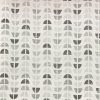 black-grey geometric cotton fabric from Fryetts
