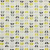 yellow geometric cotton fabric from Fryetts
