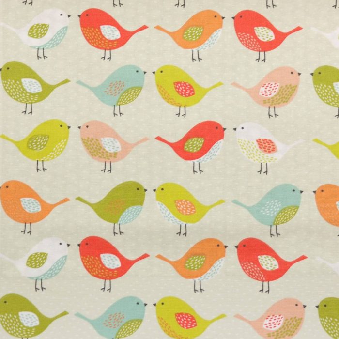 Birds Fabric - Multi swatch