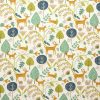 blue animal cotton fabric from Fryetts