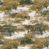 green misc embroideried fabric from Casamance