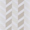 neutral geometric voile-sheer fabric from Casamance
