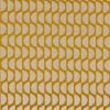 yellow geometric embroideried fabric from Casamance