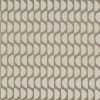 black-grey geometric embroideried fabric from Casamance