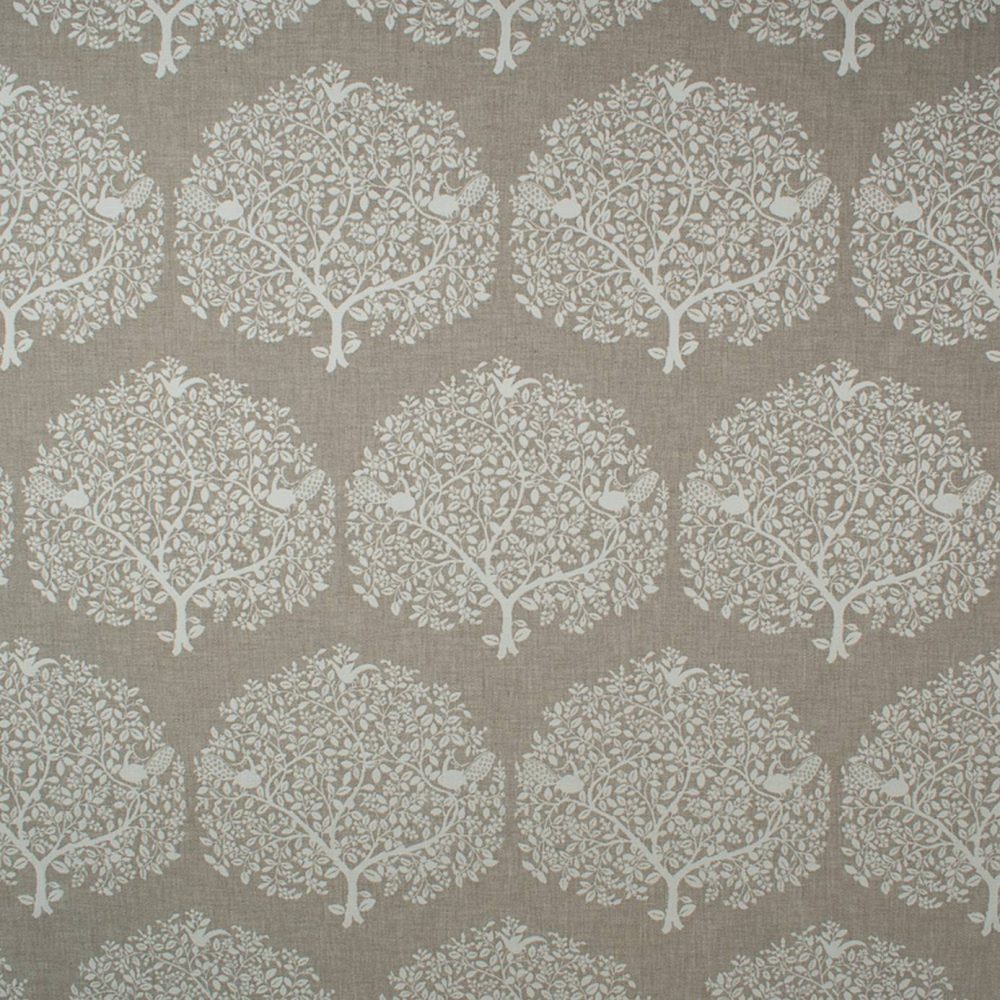 Tree of Life Fabric - Taupe by Tree of Life Fabric - Taupe from