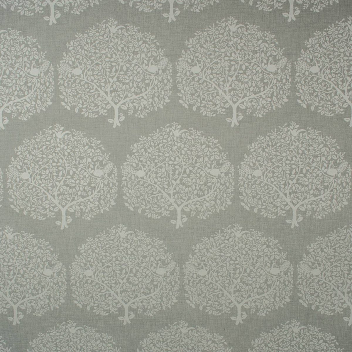 Tree of Life Fabric - Silver by Tree of Life Fabric - Silver from